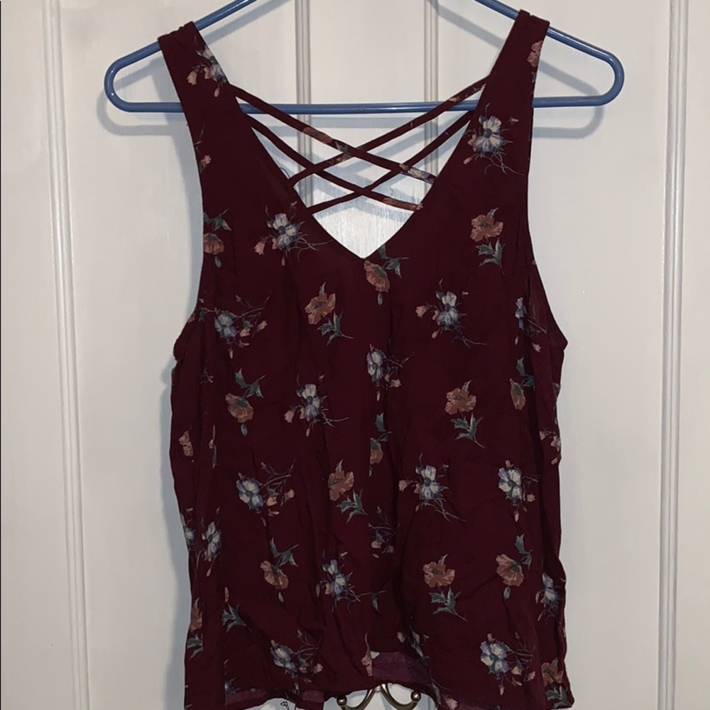 Floral tank top